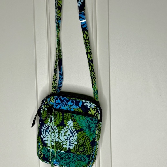 Vera Bradley Blue and Green Crossbody Bag - Picture 2 of 6